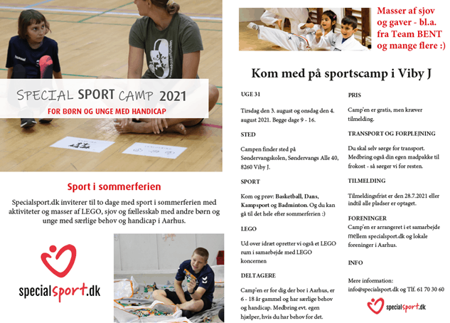 Flyer Aarhus Camp 2021 Flyer Aarhus Camp 2021