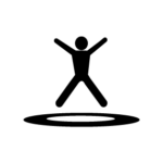 trampolin sportsikon